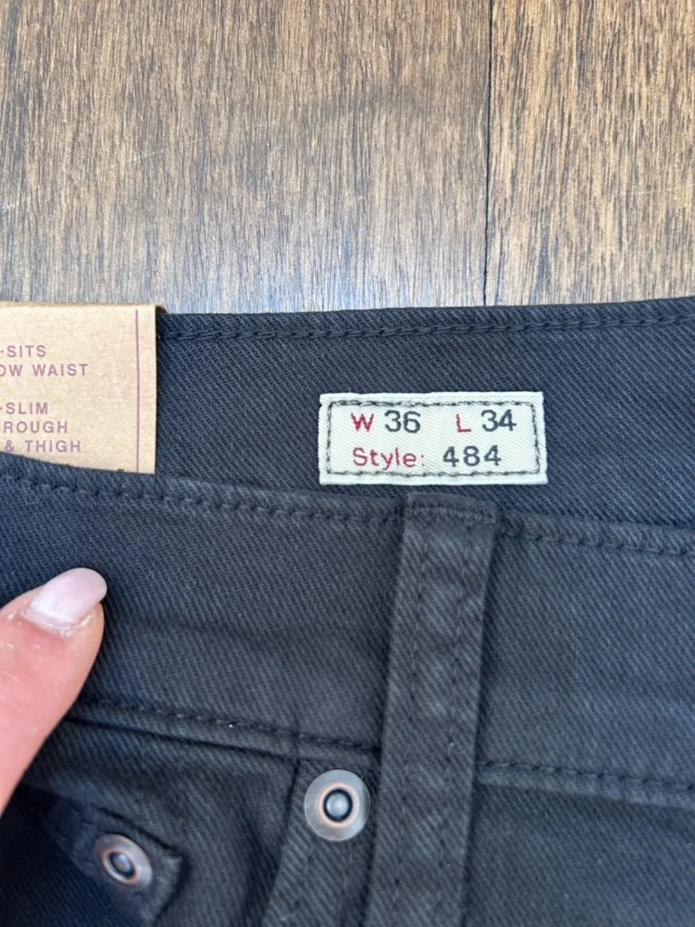 J. Crew Men's Slim Straight Black Jeans
